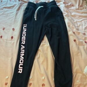 black under armour sweat pants